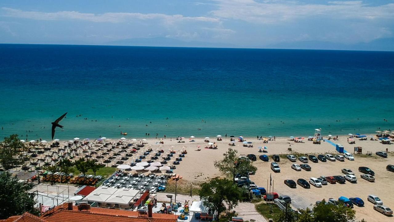 Halkidiki beach apartments 1 Nea Kallikratia Vergia beach Nea Kallikrateia Bagian luar foto